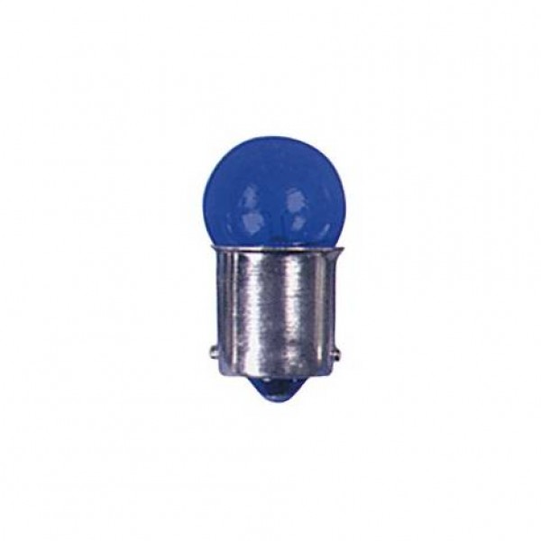 Lámpara piloto 12v 5w ba15s azul. caja 10 uds
