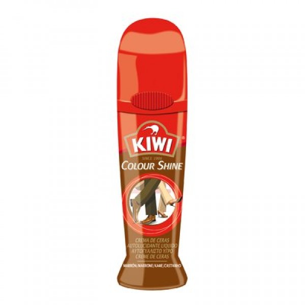Kiwi crema de ceras calzado marrón 75ml