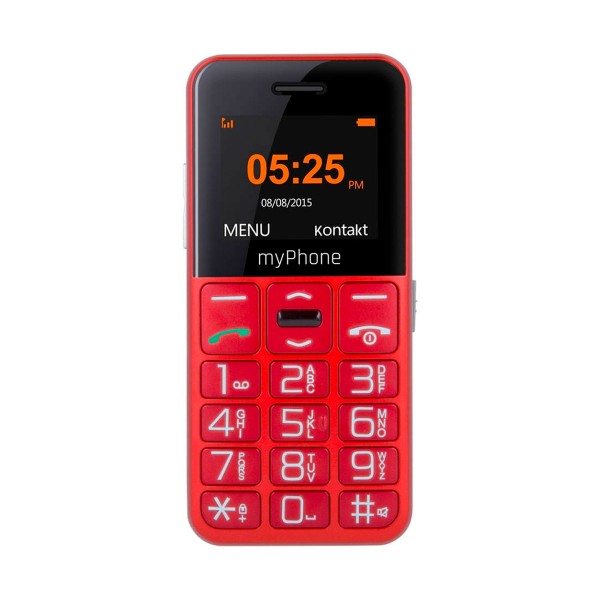 Myphone halo easy rojo móvil senior 1.77'' cámara vga bluetooth