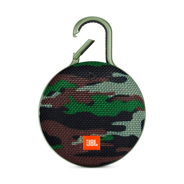 Jbl clip 3 squad altavoz portátil 3w rms bluetooth mosquetón integrado impermeable ipx7